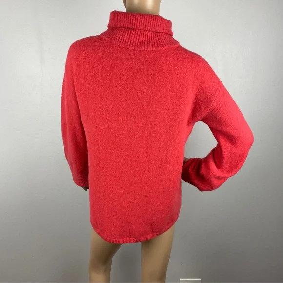 NEW SOMETHING NAVY CORAL TURTLENECK SWEATER - Picture 7 of 8